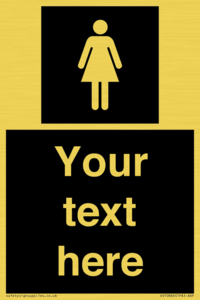 Custom information: black panel female